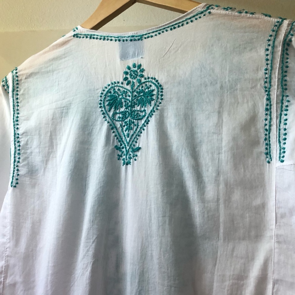 Karma Living embroidered coverup tunic. Handcrafted. Size 12. Brand new! - Picture 8 of 12